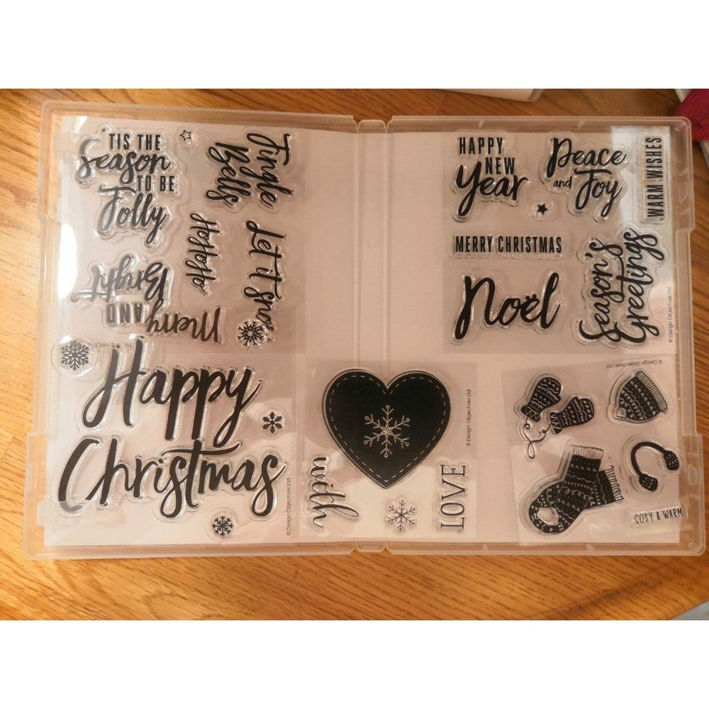 Do crafts Christmas stamp sets part 1 & 2 stampers clear